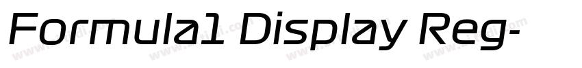 Formula1 Display Reg字体转换 Formula1 Display Reg字体转换